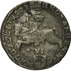 John II Casimir, 6 Groschen Vilnius 1666 TLB