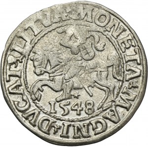 Sigismund II August, 1/2 Groschen Vilnius 1548 - LI/LITVA