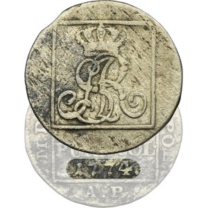 Poniatowski, Groschen Warsaw 1774 AP - RARE