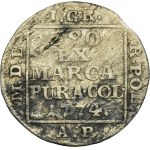 Poniatowski, Groschen Warsaw 1774 AP - RARE