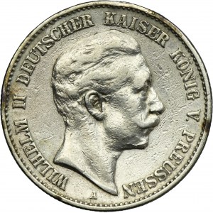 Germany, Kingdom of Prussia, Wilhelm II, 2 Mark Berlin 190 A