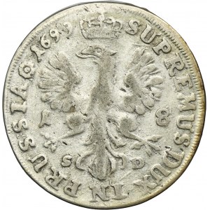 Germany, Brandenburg-Prussia, Friedrich III, 1/4 Thaler Königsberg 1699 SD