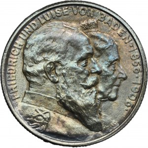 Germany, Baden, Friedrich I, 2 Mark Karlsruhe 1906
