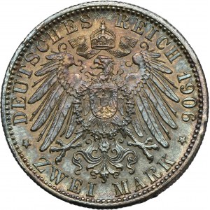 Germany, Baden, Friedrich I, 2 Mark Karlsruhe 1906