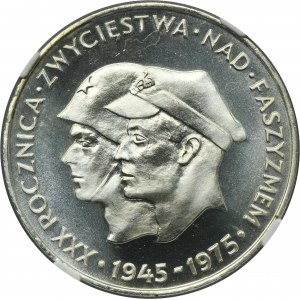200 złotych 1975 Zwycięstwo nad Faszyzmem - NGC MS65