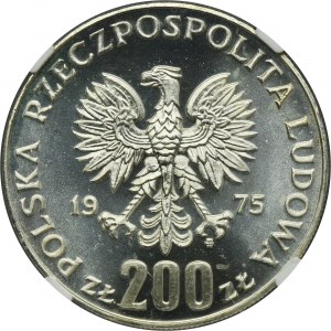 200 złotych 1975 Zwycięstwo nad Faszyzmem - NGC MS65