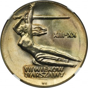 10 złotych 1965 VII Wieków Warszawy, Nike - NGC MS64