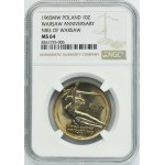 10 złotych 1965 VII Wieków Warszawy, Nike - NGC MS64