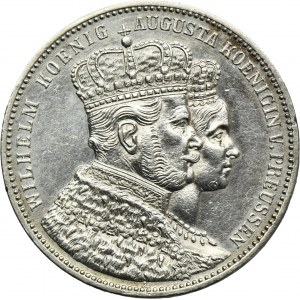 Germany, Kingdom of Prussia, Wilhelm I, Crown Thaler Berlin 1861