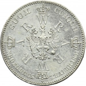 Germany, Kingdom of Prussia, Wilhelm I, Crown Thaler Berlin 1861