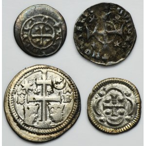 Set, Hungary, Denarius (4 pcs.)
