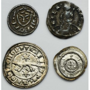 Set, Hungary, Denarius (4 pcs.)