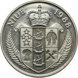 Niue, 5 Dollars 1988 - J.F. Kennedy