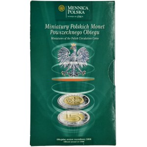Set, Miniatures of Polish Coins of General Circulation 2008