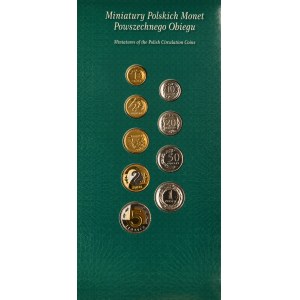Set, Miniatures of Polish Coins of General Circulation 2008