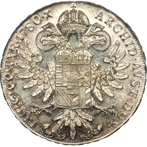 Austria, Maria Theresa, Thaler Wien 1780 SF - RESTRIKE