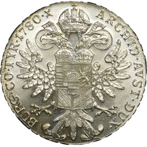 Austria, Maria Theresa, Thaler Wien 1780 SF - RESTRIKE