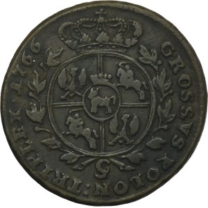 Poniatowski, 3 Groschen Krakau 1766 g