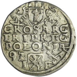 Sigismund III Vasa, 3 Groschen Posen 1593