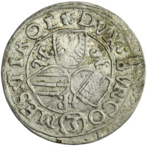 Austria, Leopold V, 3 Kreuzer Hall undated