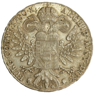 Austria, Maria Theresa, Thaler Wien 1780 SF - RESTRIKE