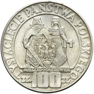 100 zloty 1966 Mieszko and Dabrowka