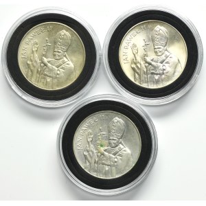 Zestaw, 10.000 złotych 1987 Jan Paweł II (3 szt.)