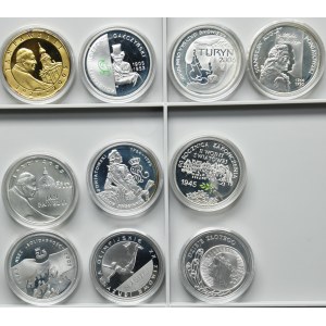 Set, 10 gold 2005-2006 (10 pieces).