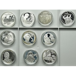 Set, 10 gold 2000-2011 (10 pcs.)