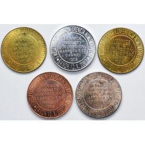 Set, Token II International Numismatic Conference in Sanok 2002 (5 pcs.).