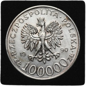 100.000 złotych 1990 Solidarność - TYP A