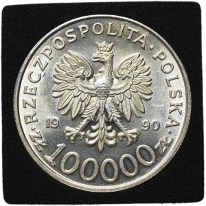 100,000 PLN 1990 Solidarity - TYPE A