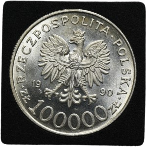 100,000 PLN 1990 Solidarity - TYPE A