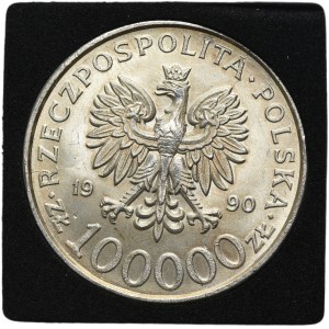 100,000 PLN 1990 Solidarity - TYPE A