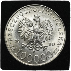 100.000 złotych 1990 Solidarność - TYP A