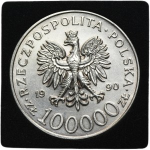 100.000 złotych 1990 Solidarność - TYP A
