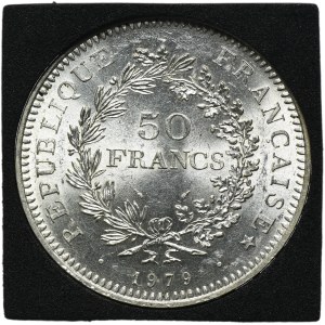 France, 5th Republic, 50 Francs Paris 1979 - Hercules