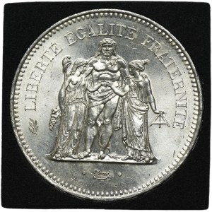 France, V Republic, 50 Francs Paris 1978 - Hercules