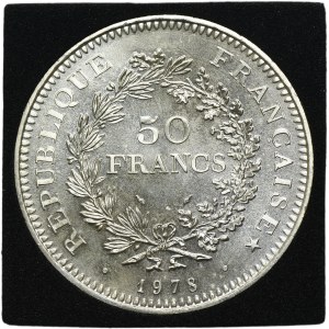 France, V Republic, 50 Francs Paris 1978 - Hercules
