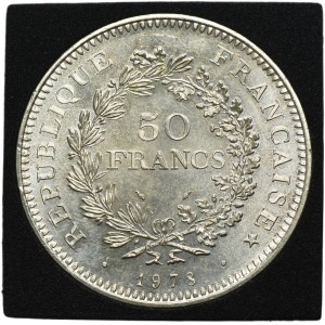 France, V Republic, 50 Francs Paris 1978 - Hercules