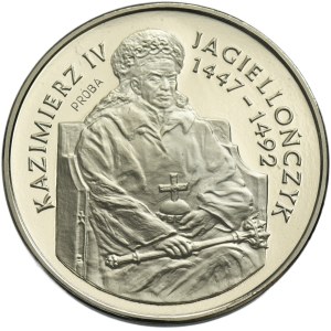 PRÓBA NIKIEL, 200.000 złotych 1993 Kazimierz IV Jagiellończyk - półpostać