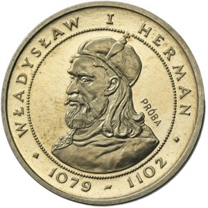 PRÓBA NIKIEL, 200 złotych 1981 Władysław I Herman - popiersie