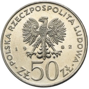 PRÓBA NIKIEL, 50 złotych 1982 Bolesław III Krzywousty