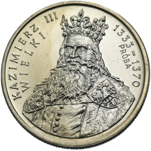 PRÓBA NIKIEL, 100 złotych 1987 Kazimierz III Wielki