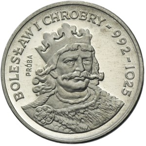 PRÓBA NIKIEL, 200 złotych 1980 Bolesław I Chrobry - popiersie