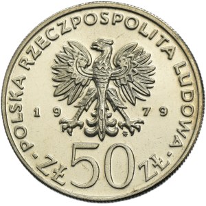 PRÓBA NIKIEL, 50 złotych 1979 Mieszko I - popiersie