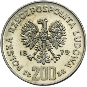 PRÓBA NIKIEL, 200 złotych 1979 Mieszko I - popiersie