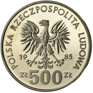 SAMPLE NIKIEL, 500 gold 1985 Przemyslaw II