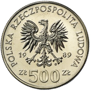 SAMPLE NIKIEL, 500 gold 1989 Ladislaus II Jagiello