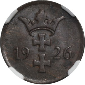 Freie Stadt Danzig, 2 Fenigi 1926 - NGC MS63 BN